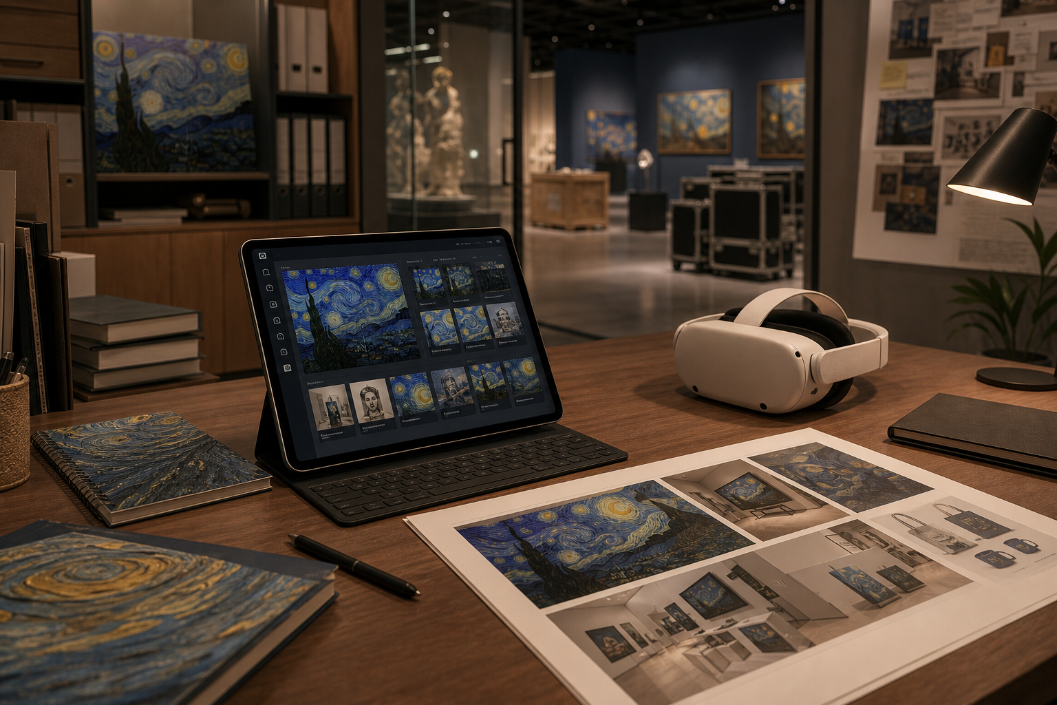 星夜展览内容的数字档案与展后传播