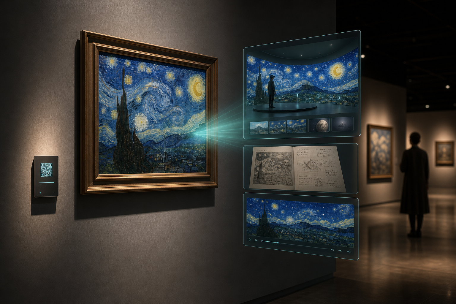 星夜作品作为数字内容入口