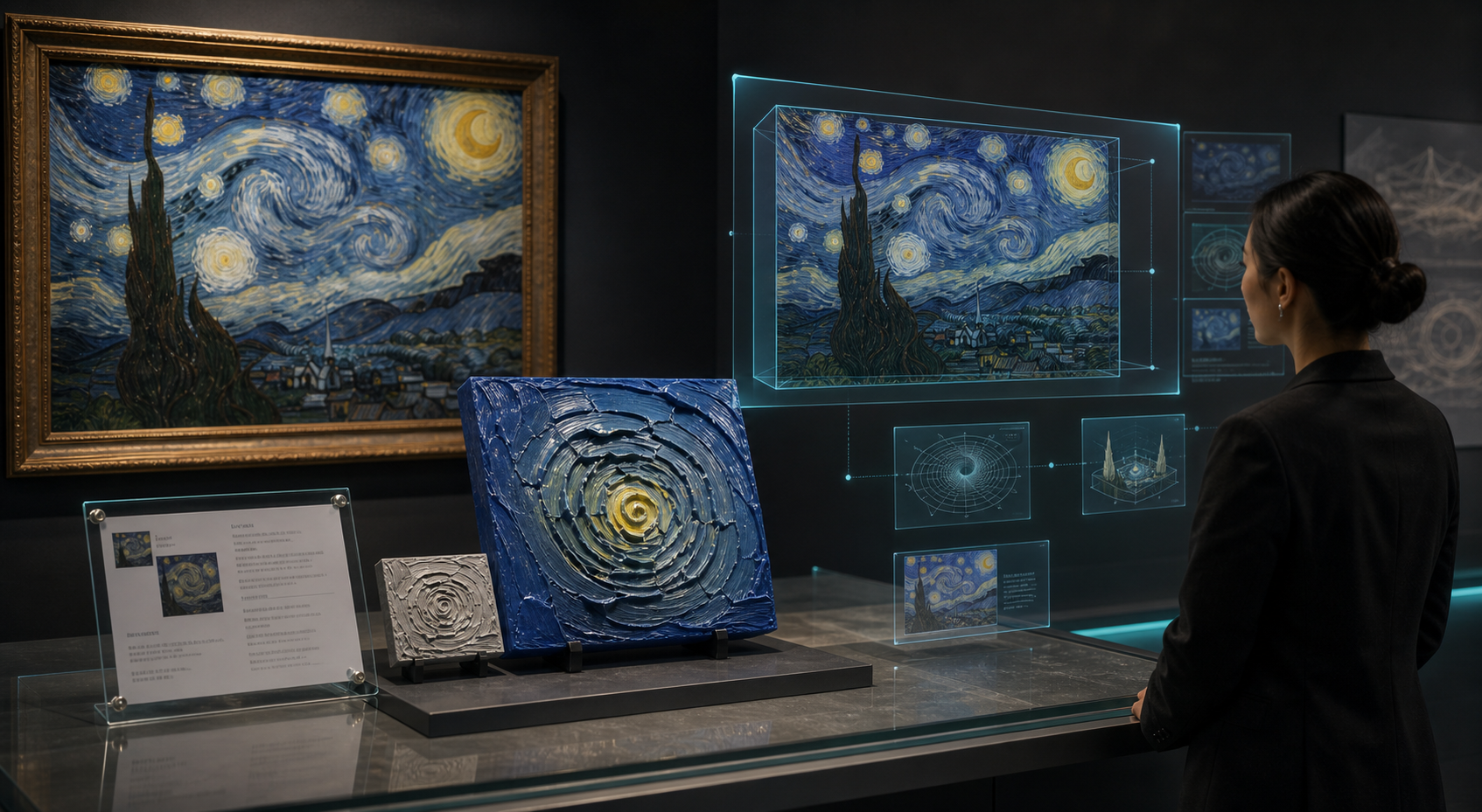 星夜转译展陈单元与数字内容延展